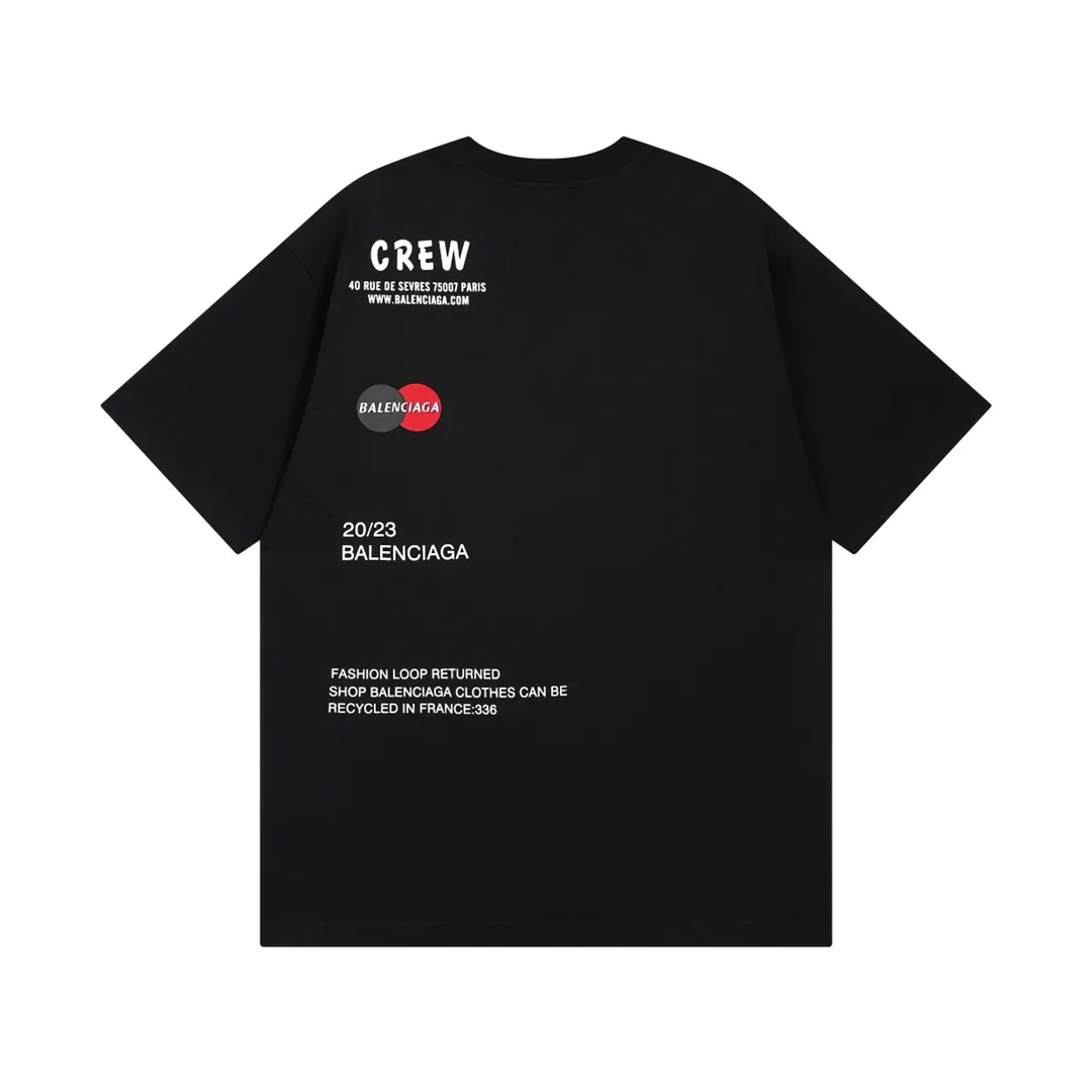 【 . Quality】BALENCI*GA/ BALENCI*GA#2023New Arrival， Lo GOClassic T . ZP . 260 ， . . . . Color Change。 。 . ， 。 OS . Same Style ：BL 223205 ：Black.White Size：XS L